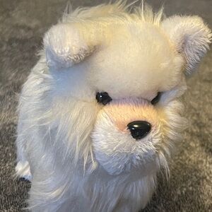 American Girl Fluffy Cream Dog Toy